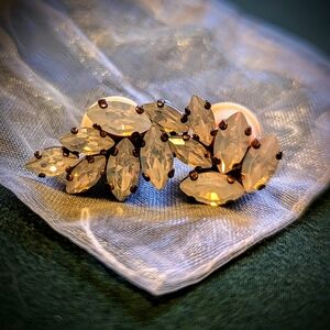 00g opal and rose gold leaf plugs